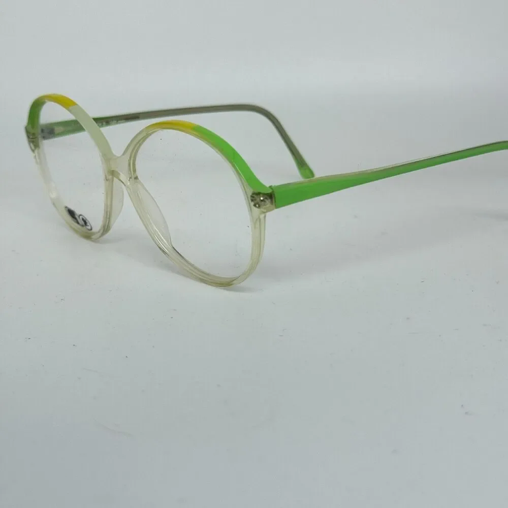 Morwen Rock 2 Eyeglasses Frames Clear Green‎ Round Full Rim H14415